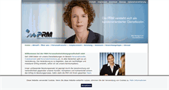 Desktop Screenshot of prm-gmbh.de