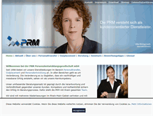 Tablet Screenshot of prm-gmbh.de